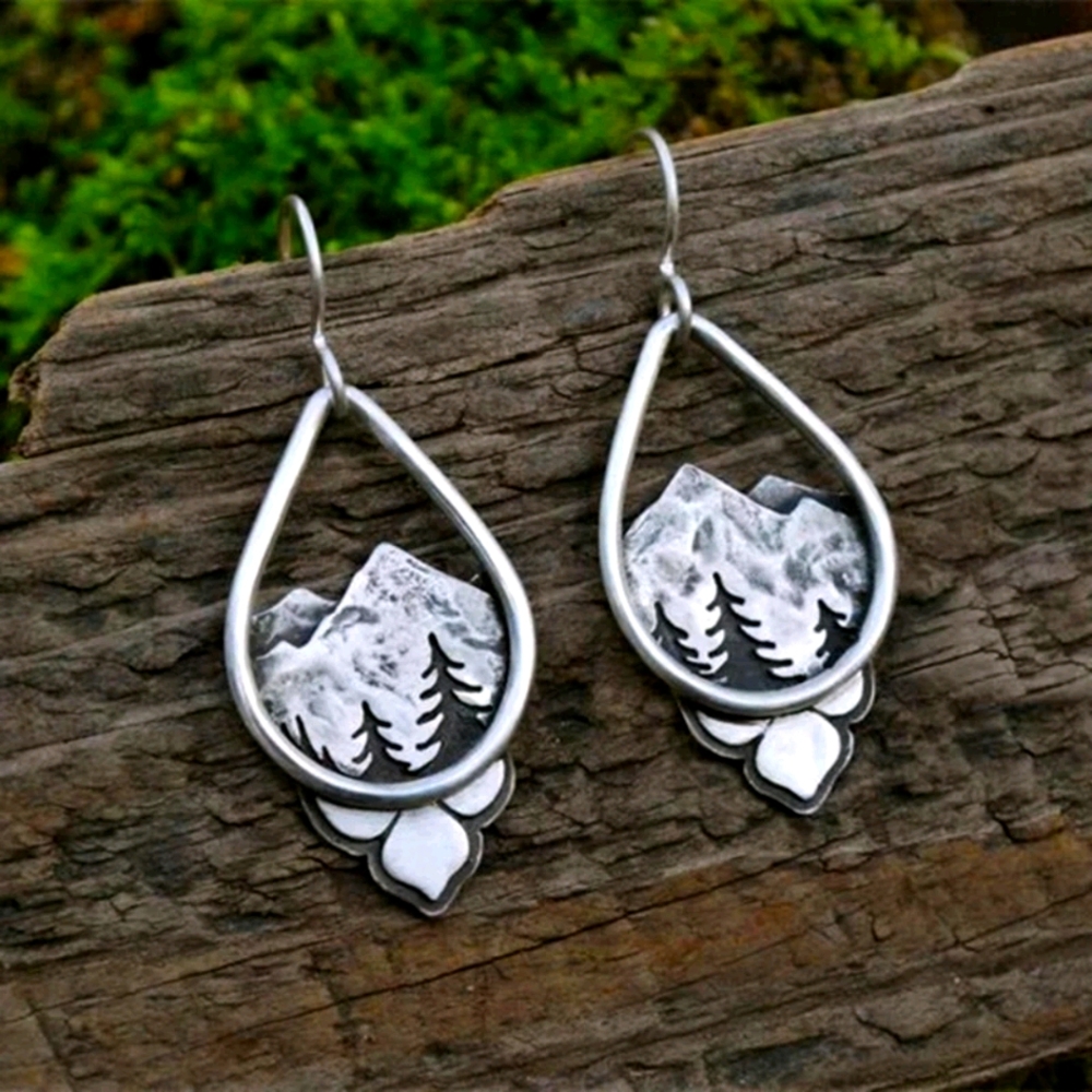 Mountain earrings - Picture 2 of 5